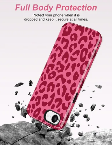 Vista 188 de Jusy Funda compatible con MagSafe con estampado de caparazón de tortuga marrón para iPhone 7/8/SE, cubierta protectora de TPU suave magnética