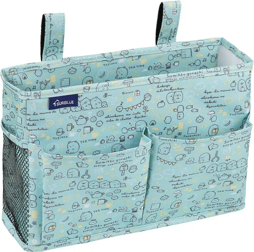 Vista 37 de Surblue Organizador de cama colgante para mesita de noche, bolsa de almacenamiento con bolsillo para literas y camas de hospital, habitaciones