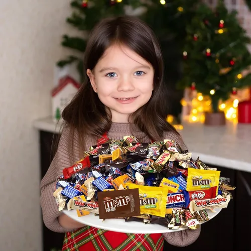 Vista 6 de Paquete variado de caramelos de chocolate – 5 libras a granel, mezcla de chocolate a granel surtida, surtido de dulces de oficina para fiestas