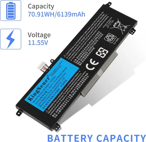 Vista 6 de SD06XL Batería para HP Omen 15-ek 15-es 70.91WH