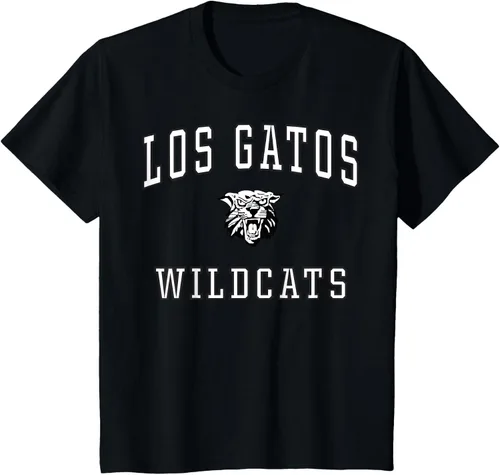 Vista 42 de Camiseta de Los Gatos de la escuela secundaria de Wildcats C1