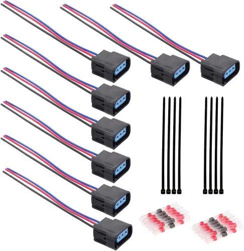 Vista 10 de MAMIKO Arnés de Conector Pigtail de Bobina de Encendido CU2Z-14S411-AFA para Ford Expedition F150 Explorer Flex Lobo Taurus Transit-150 Transit-250