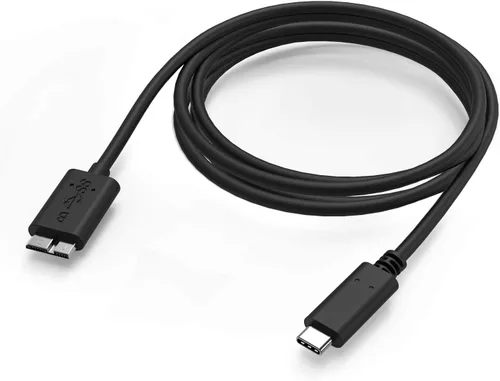 Vista 3 de Cable USB-C a USB 3.0 Micro-B de 3 pies, cable de disco duro portátil externo compatible con WD Elements, My Passport, My Book, Seagate Maxtor