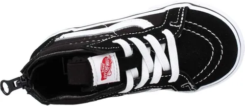 Vista 7 de Vans SK8-HI - Cremallera para niño (color negro y blanco), Multi, 8.5 bebé mayor