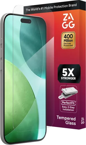 Vista 38 de ZAGG Glass Elite Protector de Pantalla para iPhone SE (3ª/2ª Gen), 8, 7, 6s, 6 – Máxima Protección contra Impactos y Arañazos, Vidrio