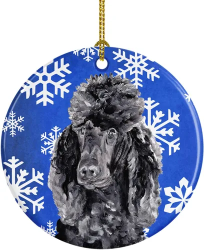 Vista 267 de Caroline's Treasures Cavalier Spaniel - Adorno de cerámica para colgar en el árbol de Navidad, para el hogar, Navidad, fiestas, regalo, 3 pulgadas