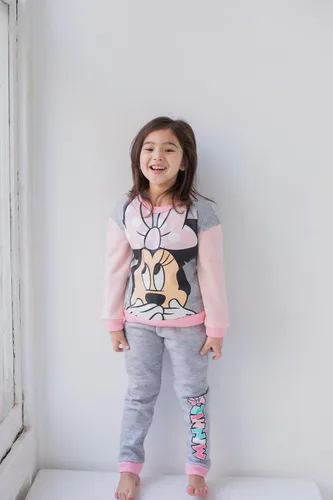 Vista 4 de Disney Minnie Mouse - Conjunto de sudadera y pantalones de forro polar, tallas de recién nacido a niño grande (recién nacido - 14-16)