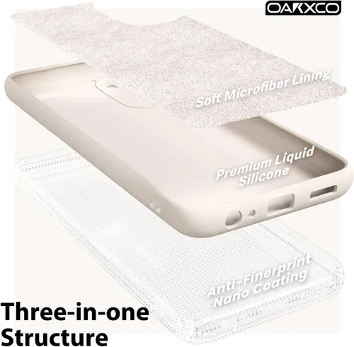 Vista 5 de oakxco Funda para teléfono Motorola Moto G 5G 2022 de silicona líquida, delgada y fina de gel de goma suave TPU cubierta lisa y simple para mujeres