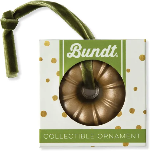 Vista 8 de Nordic Ware Bundt - Juego de adornos dorados, 2 piezas