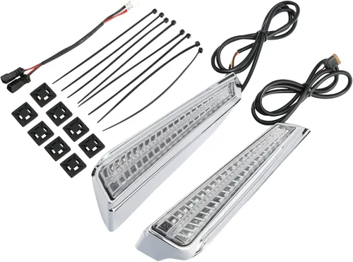Vista 9 de TCT-MOTORPARTS Luces LED de panel de llenado de alforjas traseras para Honda Gold Wing GL1800 2018-2024