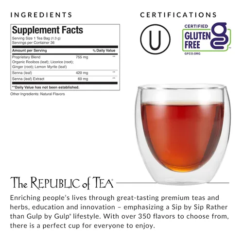 Vista 3 de The Republic of Tea, Té Get It Going Tea, 36