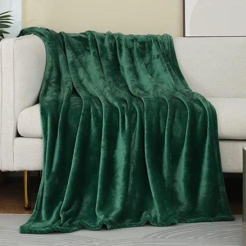 Vista 22 de JIAHANNHA Manta de forro polar de franela (50 x 60 pulgadas), manta beige para sofá o cama, 280 GSM, manta de felpa súper suave, acogedora y ligera