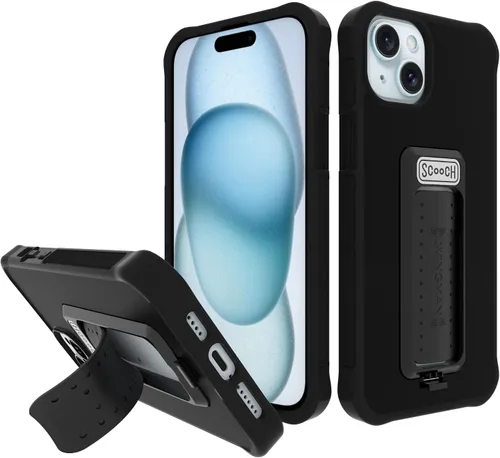 Vista 102 de Scooch Wingman - Funda con soporte de patas para iPhone 11 [Protección contra caídas de 10 pies] [Soporte de dos vías] Cubierta protectora, funciona