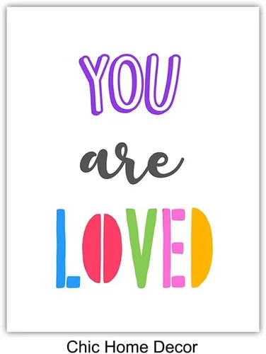 Vista 8 de Arte de pared inspirador de afirmaciones positivas, decoración de aula, dormitorio de niños, habitación de niñas, decoración de guardería, frases