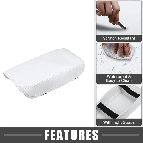 Vista 3 de Funda impermeable para consola central de coche, color blanco, para Hyundai Tucson 2022 2023