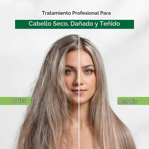Vista 8 de Herbishh Mascarilla de argán para el cabello, acondicionador e hidratación