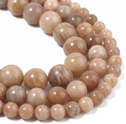Vista 35 de 60 cuentas de piedra natural de 15⁄64 pulgadas (6 mm) con cuentas de amazonita pulidas, cuentas sueltas redondas de piedra natural con poder Piedra