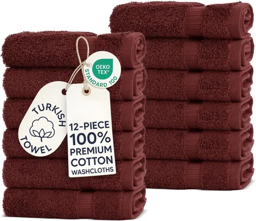 Vista 25 de Chakir Turkish Linens - Toallas turcas de 100% algodón, suaves y absorbentes (juego de 3 toallas personalizables, color aguamarina)