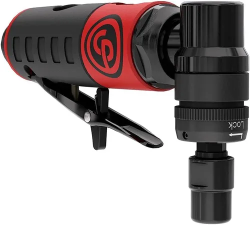 Vista 5 de Chicago Pneumatic CP7406 - Herramienta de amoladora de ángulo de aire, soldador, carpintería, detalles automotrices, pulidora de acero inoxidable