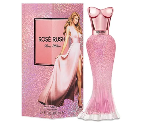 Vista 7 de Paris Hilton Rose Rush Eau de Parfum - Perfume en aerosol para mujer, fragancia floral y afrutada, notas de papaya, peonía, cedro y almizcle blanco