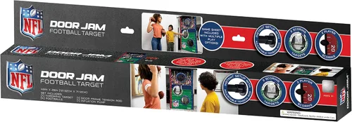 Vista 15 de Franklin Sports NFL Mini juego de tiro de fútbol americano – NFL Door Jam Football Over the Door Target + (4) mini bolas – Juego de lanzamiento de 3