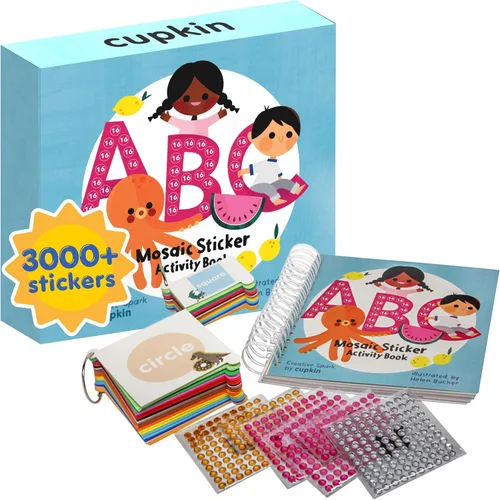 Vista 41 de Cupkin Libro de calcomanías de princesas para niños, un mundo mágico de Cupkin, artículos esenciales de viaje en avión para niños pequeños, más