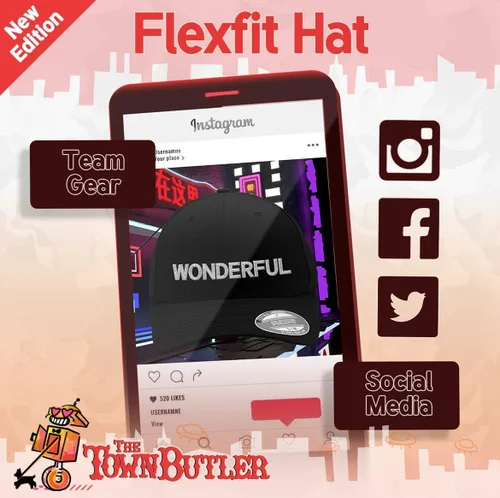 Vista 5 de #Taite - Flexfit Adult Men's Baseball Cap Hat