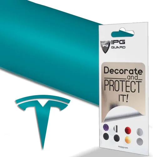 Vista 21 de IPG Compatible con Tesla Modelo 3 Juego de calcomanías (Set de 9 logotipos) Adhesivos para personalizar tu vehículo