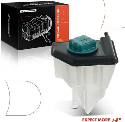 Vista 8 de A-Premium Tanque de depósito de desbordamiento de expansión de refrigerante del radiador del motor con tapa Compatible con Volvo S40 V40 2000 2001
