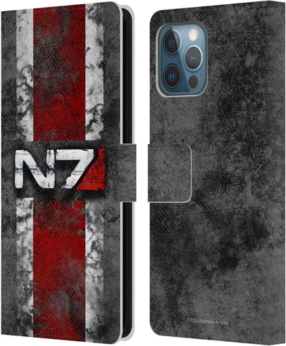 Vista 54 de Head Case Designs Funda de piel con licencia oficial de EA Bioware Mass Effect Cerberus Logo Graphics tipo cartera compatible con Apple iPhone 11