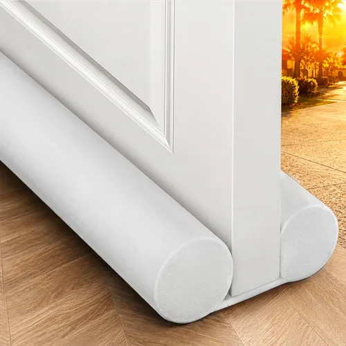 Vista 12 de MAXTID Tope de Aire para Puerta de 32 Pulgadas, Negro - Bloqueador de Viento para Puertas de Dormitorio y Apartamentos Pequeños Puertas