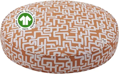 Vista 38 de Molly Mutt Pequeña Funda para Cama de Perro, Amarillo por la Mañana, Verde Oliva y Azul Claro