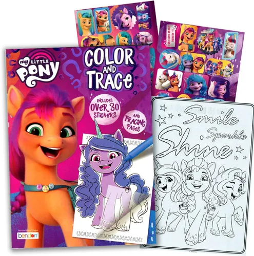 Vista 2 de My Little Pony - Libro para colorear y actividades con libro para colorear, calcomanías y más