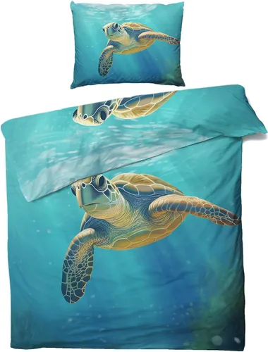 Vista 39 de Funda de edredón abstracta tamaño individual Juego de ropa de cama de arte colorido 2 piezas Funda de edredón con patrón de microfibra suave