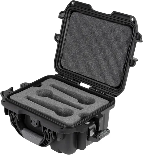 Vista 7 de Gator Titan Series - Funda de micrófono moldeada por inyección a prueba de agua para hasta 6 micrófonos con cable (GM-06-MIC-WP)