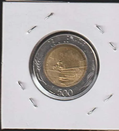 Vista 2 de 1992 IT Head Left 500 Lire Choice Fine Details