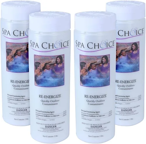 Vista 7 de SpaChoice Shock Premium Re-Energize para Spa de 2 Libras, Shock para Bañera de Hidromasaje, Fabricado en Estados Unidos