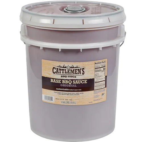 Vista 11 de Cattlemen's Base original para barbacoa, 1 galón – Contenedor de un galón Base de salsa de barbacoa personalizable para chefs, ideal para costillas