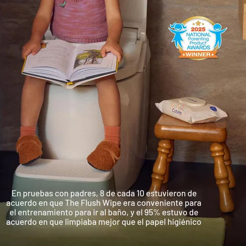 Vista 5 de Toallitas desechables Coterie para niños pequeños, diseñadas para el entrenamiento del orinal, seguras para pieles sensibles, hipoalergénicas, 99%