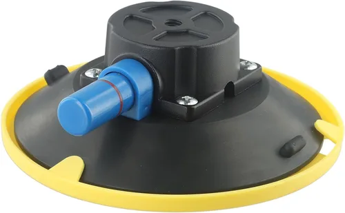 Vista 5 de Ventosa de vidrio Ventosas de vacío de 6 pulgadas para levantar vidrio grande con base de montaje de bomba de mano, para herramienta de ventosa