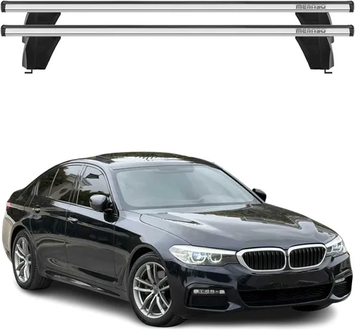 Vista 12 de OMAC Barras transversales para BMW Serie 5 F10 Sedan 2011-2016 Alu Negro