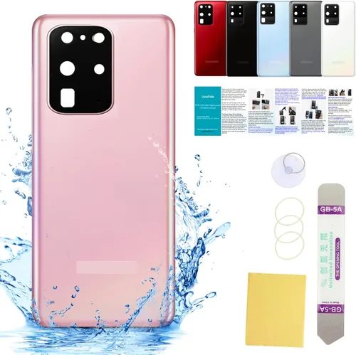 Vista 19 de Compatible con Samsung Galaxy Note 8 - Carcasa trasera de repuesto de cristal de 6.3 pulgadas, SM-N950, todos los portadores con manual de Negro