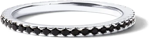Vista 3 de PAVOI 14K Gold Plated Sterling Silver Colored CZ Stones Stackable Ring Simulated Diamond Eternity Bands for Women