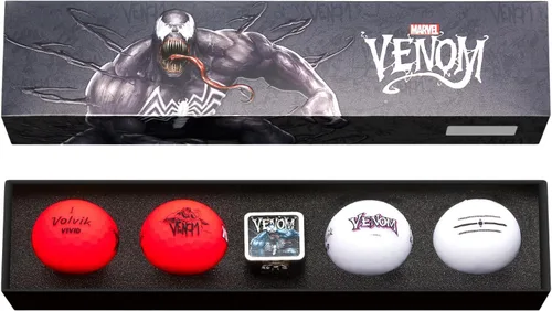 Vista 9 de Volvik Vivid Marvel Golf Ball Gift Sets (4 Pack)