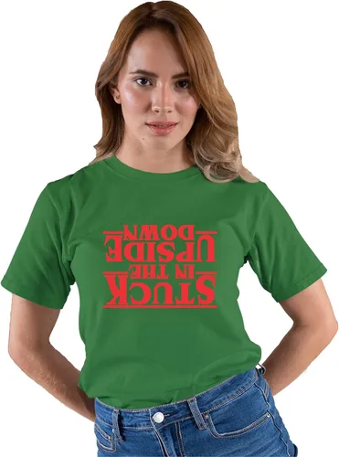 Vista 57 de Go All Out Camiseta para adultos Stuck in The Upside Down