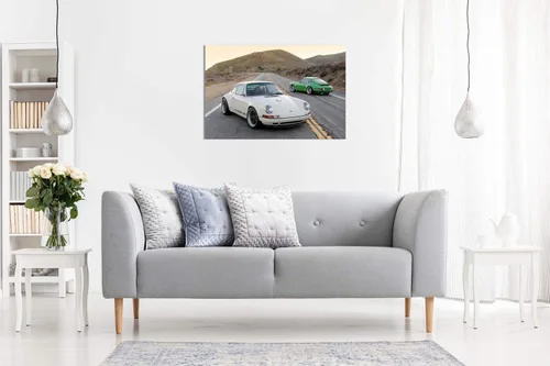 Vista 4 de Porsche Singer 911 - Lienzo decorativo para pared, 30 x 20 pulgadas