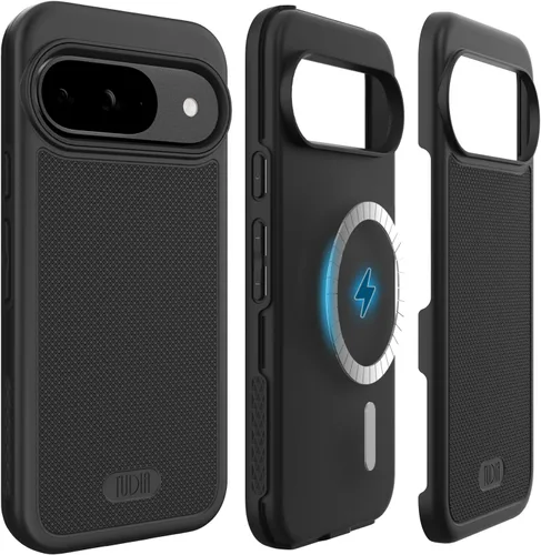 Vista 21 de TUDIA MergeGrip [Compatible con Magsafe] Funda para Google Pixel 7a 2023, [Probada contra caídas de grado militar] Borde elevado para protección