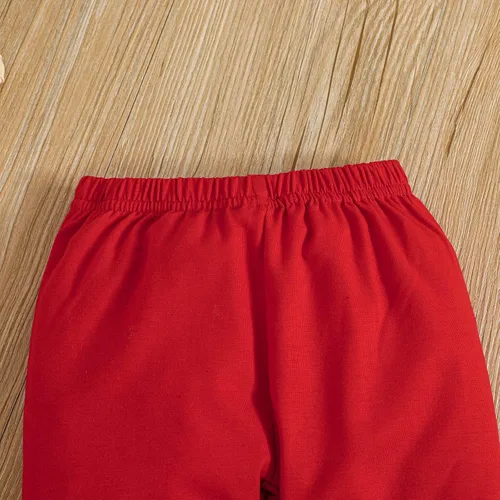 Vista 5 de ODIMAME My 1st Valentine's - Conjunto de ropa para bebé y niño, de 0 a 18 meses