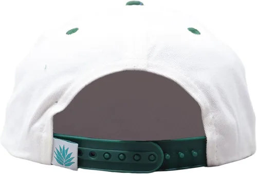 Vista 7 de Sendero Provisions Co. Cowboys Don't Cry - Gorra ajustable con diseño bordado (blanco/verde) - Talla única, Blanco