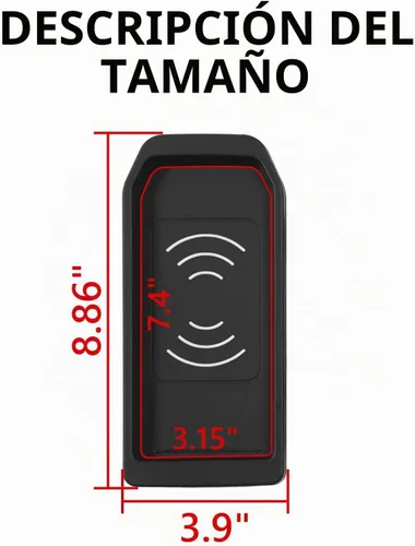 Vista 6 de Xipoo Cargador inalámbrico compatible con Chevy Silverado GMC Sierra 2019-2021, bandeja de carga inalámbrica, almohadilla de carga de teléfono